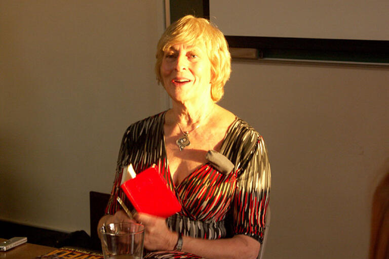 Janice Perlman speaks on her experiences over 40 years in Rio's favelas, February 2011. Janice Perlman speaks on her experiences over 40 years in Rio's favelas