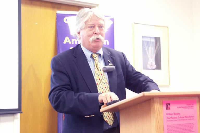 William Beezley at his CLAS talking in Berkeley