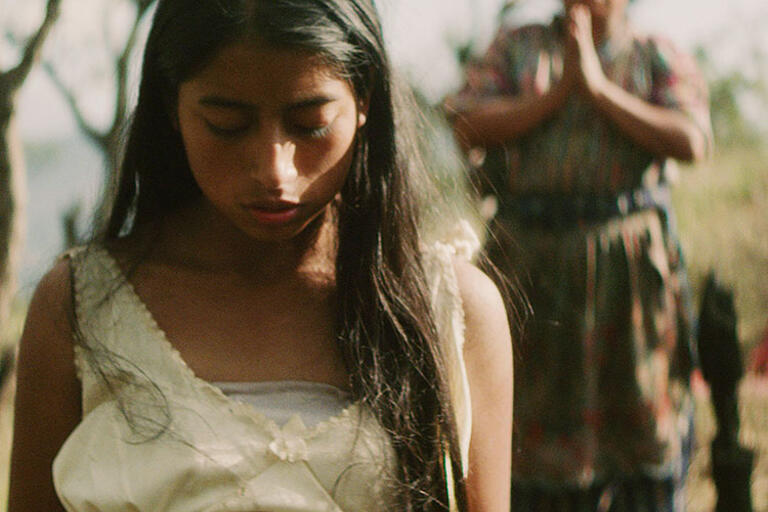 Image from "Ixcanul." (Image courtesy of Kino Lorber.) Photo of a young girl. Still from "Ixcanul."