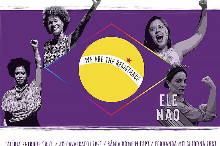 Image promoting The Feminist Resistance to the Radical Right in Brazil, January 2019.