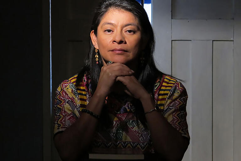 Irma Alicia Velásquez Nimatuj. (Photo by Mello van Essen.)