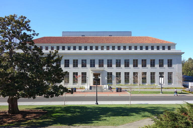 View of Bancroft Library from outside