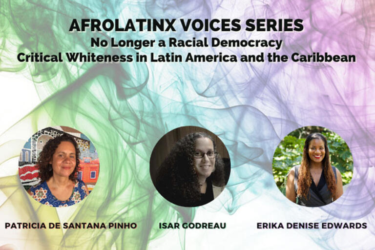 AfroLatinx Voices Series flyer AfroLatinx Voices Series flyer