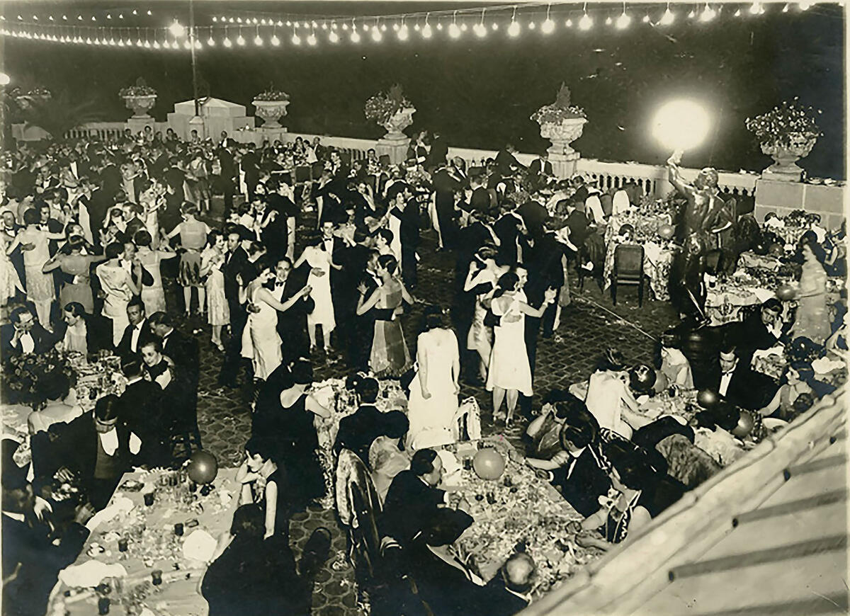 A Chilean diplomatic ball in 1939.  (Photo from the Archivo General Histórico del Ministerio de Rela