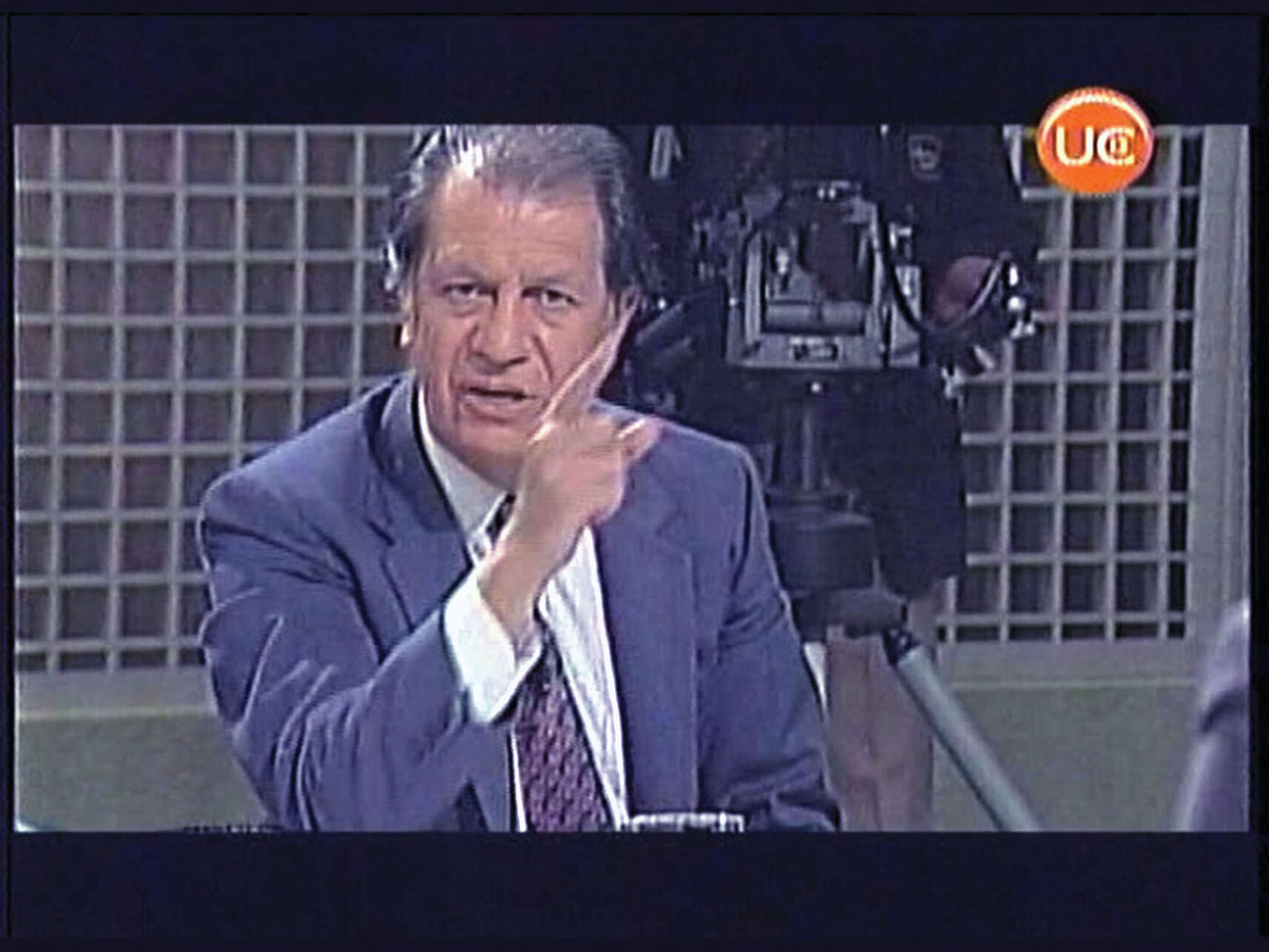 In 1988, Ricardo Lagos, the future president of Chile, demanded that Pinochet step down during a live television broadcast. (Photo courtesy of Rubén Ignacio Araneda Manríquez.)