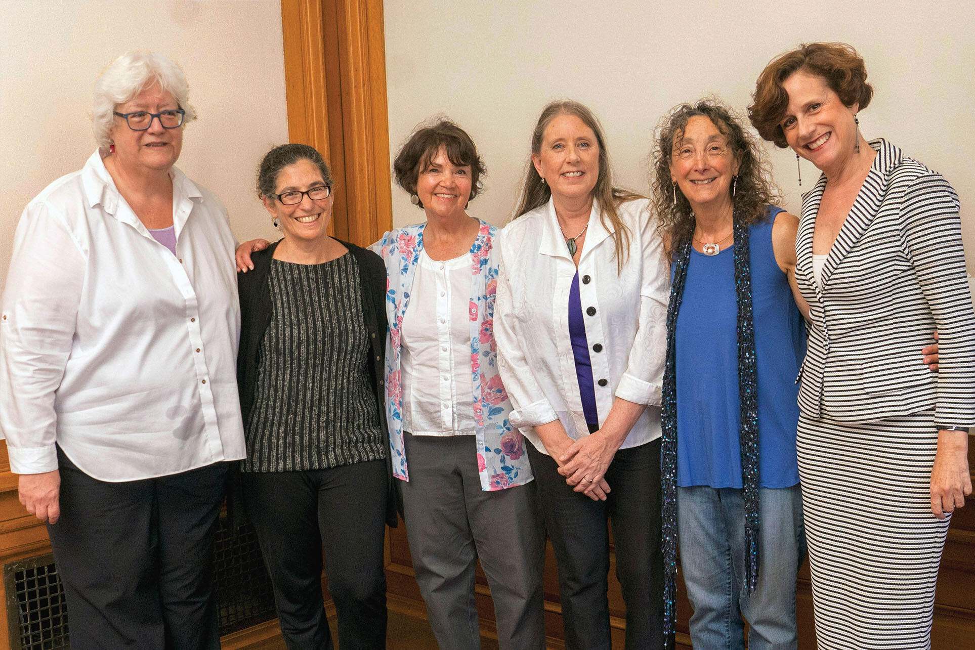  Rosemary Joyce, Paula Worby, Beatriz Manz, Elizabeth Oglesby, Karen Musalo, and Denise Dresser. (Photo by Jim Block.)