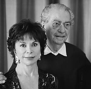Isabel Allende and her stepfather. (Photo courtesy of Isabel Allende.)