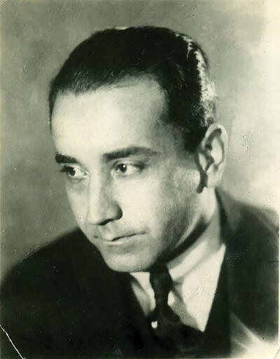 Juan Guzmán Cruchaga in 1935. (Photo courtesy of Juan Guzmán Tapia.) Juan Guzmán Cruchaga in 1935. (Photo courtesy of Juan Guzmán Tapia.)